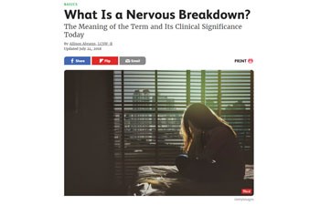 What Is a Nervous Breakdown?